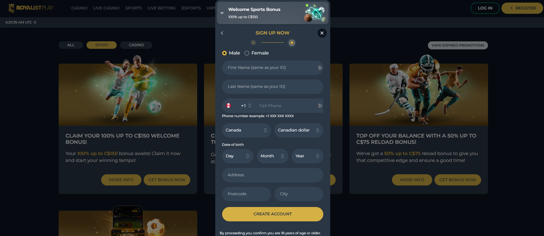 Royalistplay sports betting